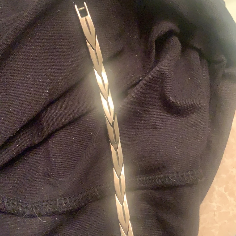 Sterling Silver Interlocking V’s Bracelet - image 2